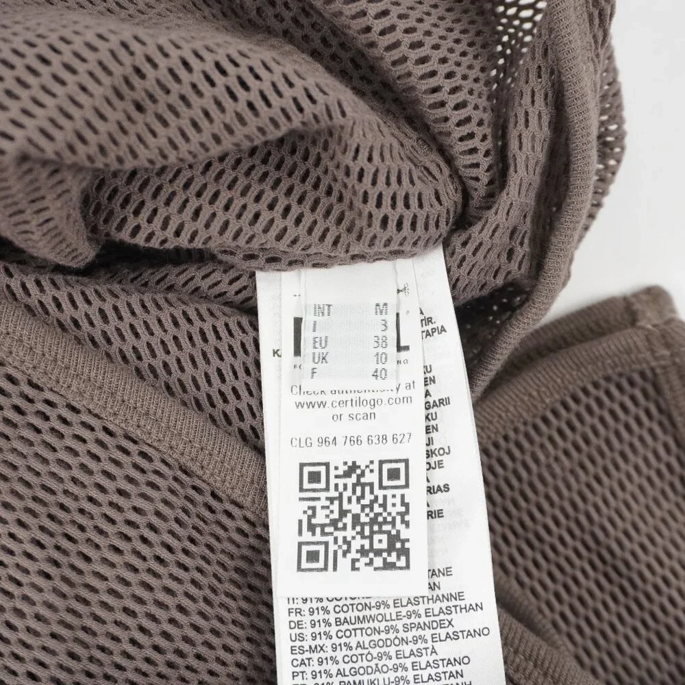 Diesel Jennifer Utlt Mesh Beach Cover Maxi Dress In Brown - Size Medium - NWT - Picture 8 of 11